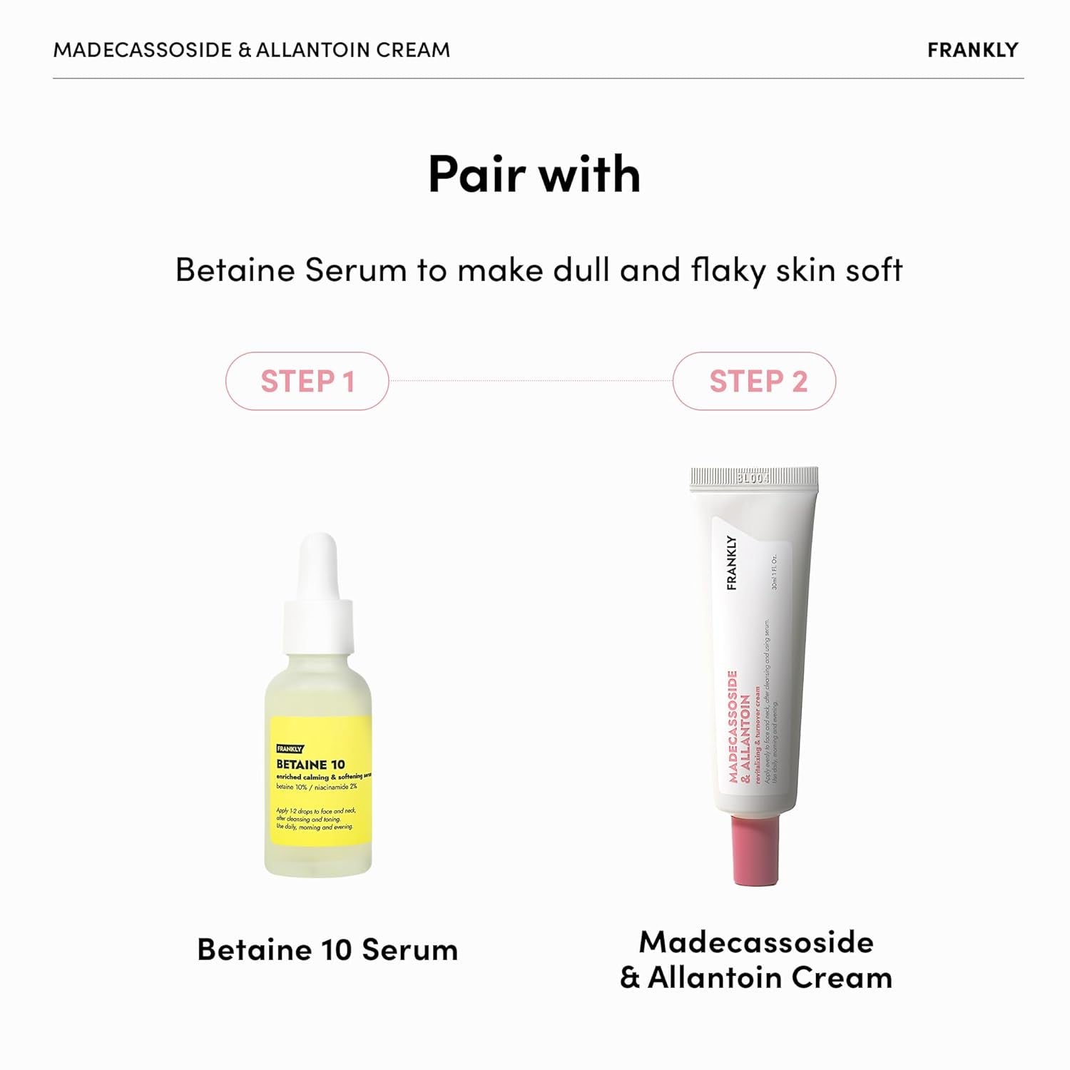 Madecassoside & Allantoin Cream - Moisturizing, Antioxidant, Cell Turnover | Evens Skin Texture & Tone, Anti-Aging | Allantoin, Ubiquinon | Korean Skin Care | 1.01 Fl.Oz