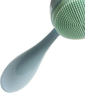 Facial Brush - Double Side Soft Bristles & Silicone Massage Brush - Blue - Deep Cleansing, Exfoliating, Softening, Massaging