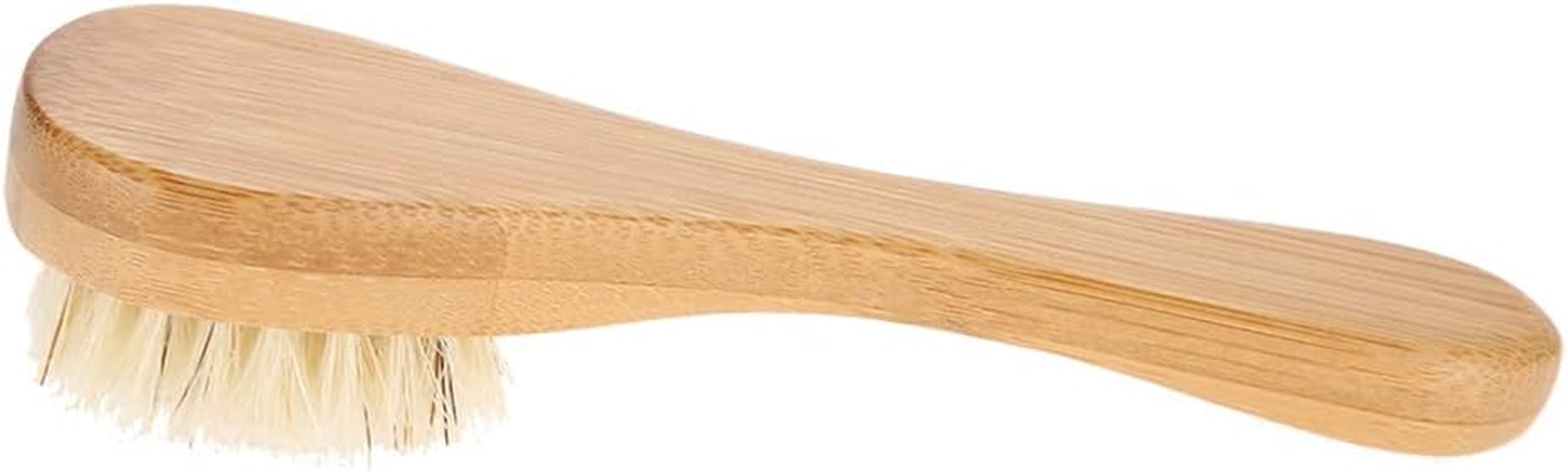 Facial Cleansing Brush, Wooden Handle Face Cleaning Brush Manual Skin Care Exfoliation Brush