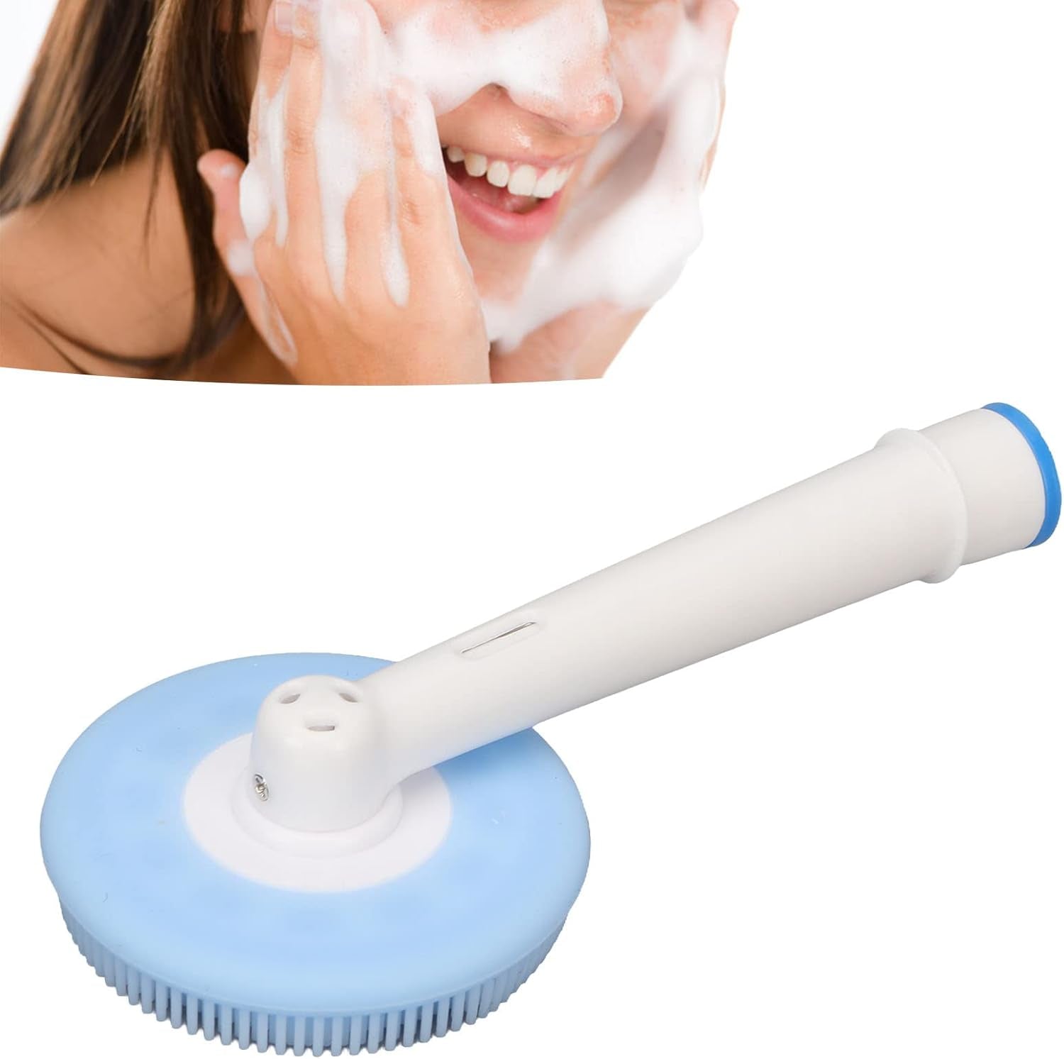 Cleansing Brush Replacement Head, Electric Silicone Face Scrubber Replacement Head for Exfoliating Skin Care