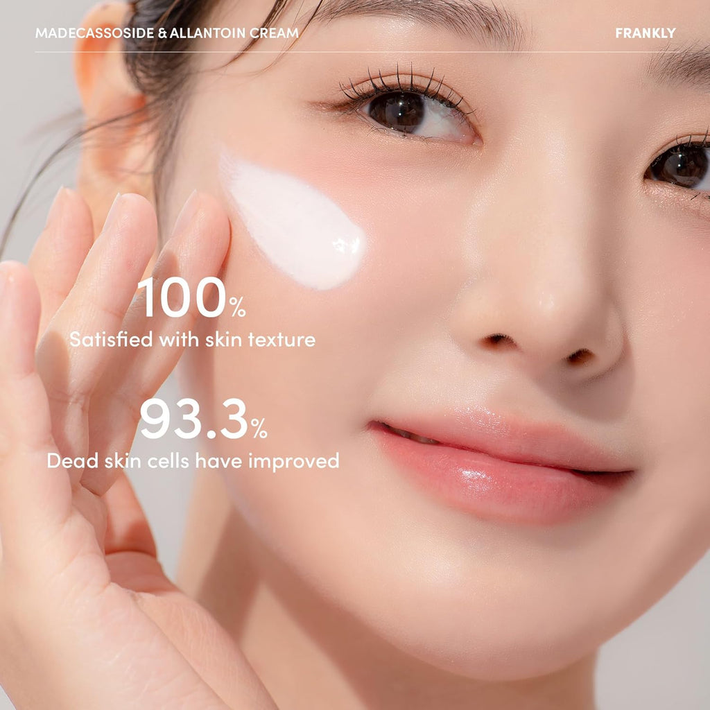 Madecassoside & Allantoin Cream - Moisturizing, Antioxidant, Cell Turnover | Evens Skin Texture & Tone, Anti-Aging | Allantoin, Ubiquinon | Korean Skin Care | 1.01 Fl.Oz