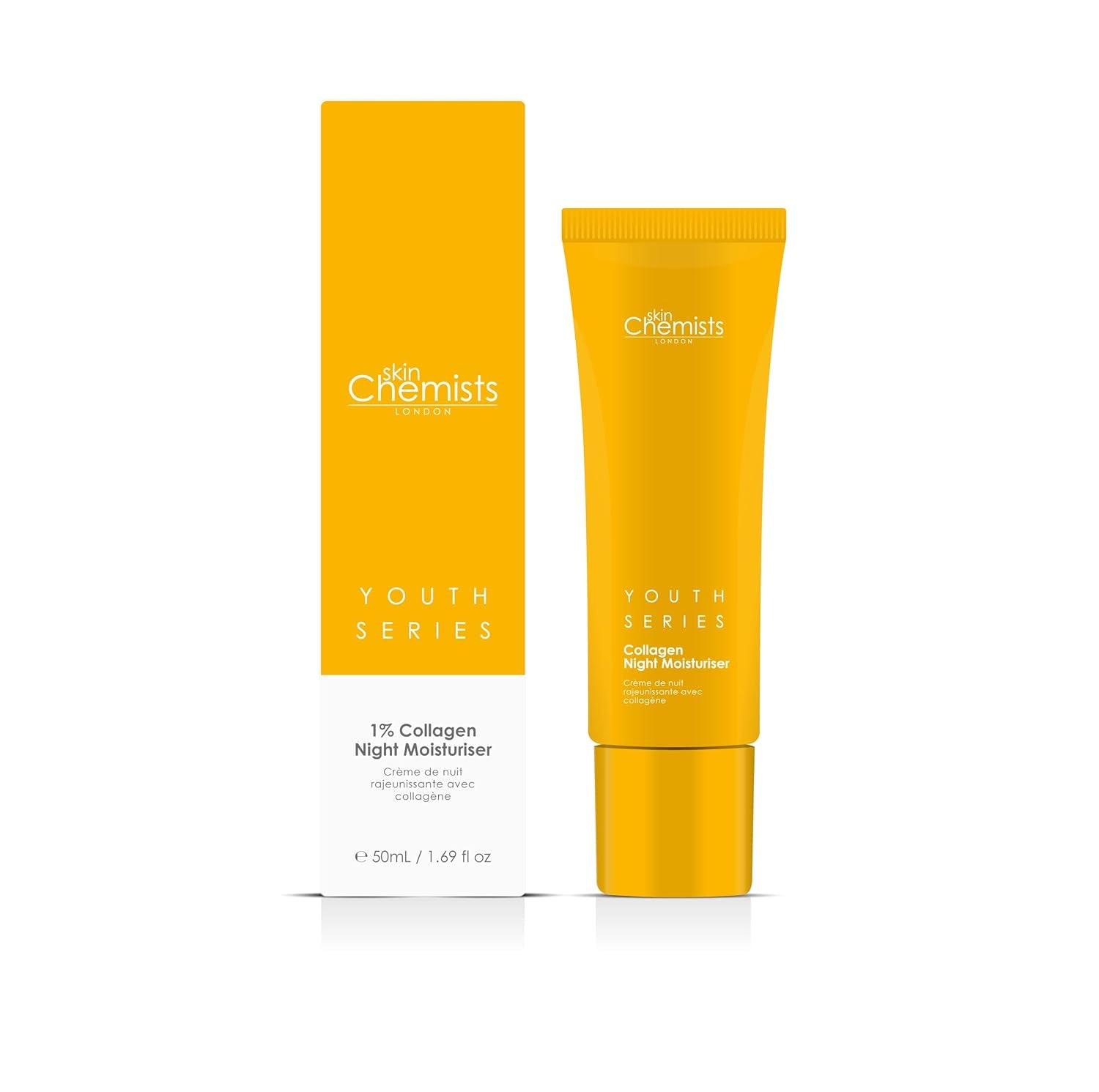 Collagen anti Aging Night Moisturiser | anti Aging Skin Care Face Moisturiser Cream Enriched with Plant-Based Collagen, Marine Amino Acids & Coconut Oil - Daily anti Aging Skin Care 50Ml