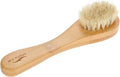 Facial Cleansing Brush, Wooden Handle Face Cleaning Brush Manual Skin Care Exfoliation Brush