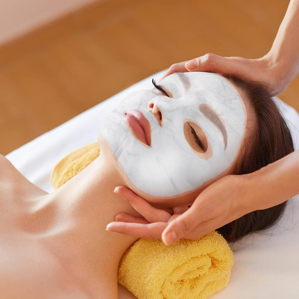 600 Sheets Facial Mask Preservative Disposable, Plastic Thin Face Mask Skin Care, DIY Clear Face Mask Paper Beauty Sheets for Face Skincare Spa Wrap Moisture Retention……