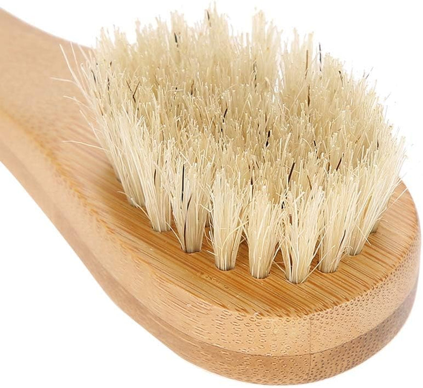 Facial Cleansing Brush, Wooden Handle Face Cleaning Brush Manual Skin Care Exfoliation Brush